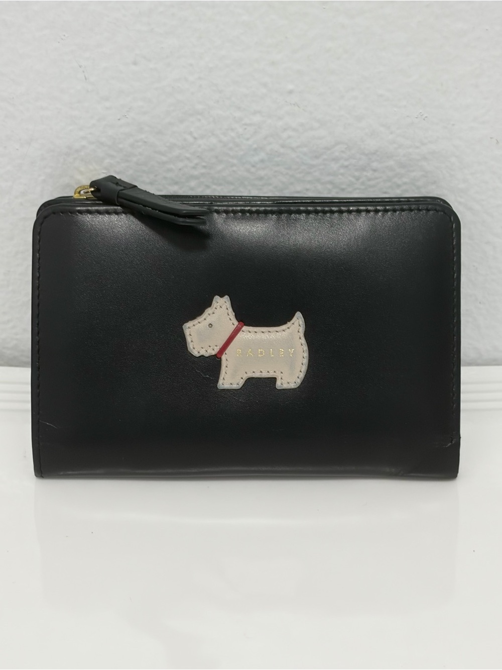 Radley London Black White Scottie Wallet